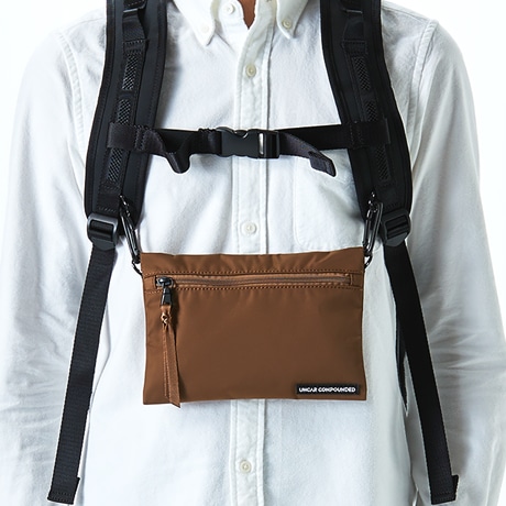 バックパックのショルダーストラップ